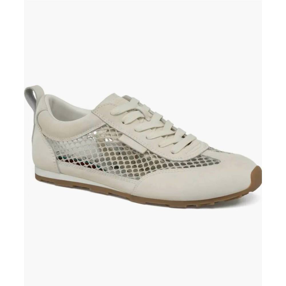 NEW J/SLIDES women penny sneaker in off white